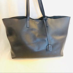 Saint Laurent “Shopping” Leather Tote